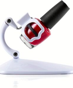 Support de vernis à ongles antidérapant blanc stable pour application lisse des ongles outil de manucure