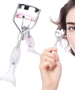 Recourbe-cils, recourbe-cils pour filles | Curler de précision en forme de queue de poisson avec dents de peigne - Accessoire de maquillage portable ergonomique Beaux outils de cils pour filles | queue de poisson avec dents de peigne - Accessoire de portable ergonomique Beaux outils de cils pour filles