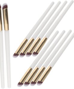 ULTECHNOVO 10 pièces Set de Pinceaux Correcteurs Maquillage Brosse Poudre et Yeux Brosse Contour Angulée pour Maquillage Précis et Estompé Outils Beauté pour Femmes