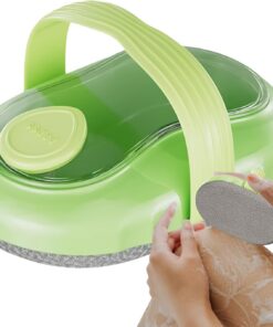 Shower Massage Brush, Bath Soap Scrubber, Non-Slip Handle Grip, Built-In Dispenser Design, Gentle Bristles, Perfect for Daily Showers and Family Bath Time
