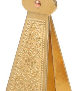 STOBAZA Pince à Épiler en Laiton Doré Vintage Pince à Épiler à Pointe Fine pour Sourcils et Visage Accessoire de Soin Rétro Portable Outil Multifonction pour Épilation Précise et