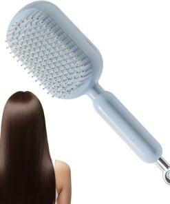 Massage Peigne - 9,84 pouces Retractables Cushion Air Coussin Détanglant | Brosse pour style lisse, masseur du cuir chevelu avec une conception de nettoyage facile, un outil de soins capillaires p