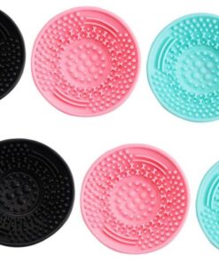 Gobelet de Nettoyage à Main Nettoyage Rapide et Facile en Silicone 6 Pièces pour Pinceaux de Maquillage pour Outils de Beauté et Éponges