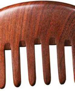 Gatuida Peigne Naturel à Dents Larges en Matériau Synthétique pour Massage Confortable du Cuir Chevelu, Design Naturel et Finition Soignée, pour Soins Capillaires Quotidiens