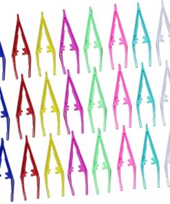 Kit de 30 Pinces à Épiler pour Sourcils en Pp, Design Ergonomique, pour Maquillage des Yeux et Éliminer les Poils Indésirables Plusieurs styles