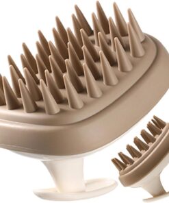 Masseur de cuir chevelu - Brosse à cheveux en silicone double face | Brosse à shampooing pour cuir chevelu - Brosse à poils doux - Outils de soins capillaires - Outil de massage des cheveux