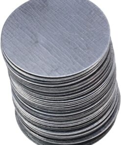 100pièces Plaques Fer Adhésives Rondes Double-face Pour Maquillage Outils De Fond De Fard à Paupières Pour Femmes Et Filles