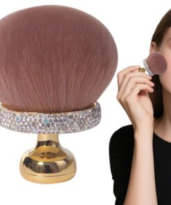 Pinceau de champignon – Pinceau à poudre libre pour femmes et | filles, applicateur anti-cernes compact et lisse, accessoires de de , outil cosmétique pour maman et fille,
