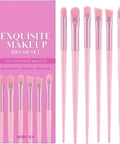 Ensemble de pinceaux de maquillage, fard à paupières, visage, kit avec support à poils doux, kit avec détails de mélange précis, accessoire de toilettage, outil cadeau pour crème en poudre, femmes
