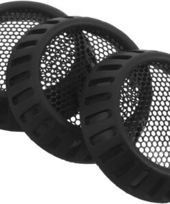 Ciieeo 3 Pièces Couvercle Protection la Poussière et Flux D'air en Nylon Noir pour Arrière Ventilé pour Sèche-cheveux et Soins Capillaires à Domicile et Salons Professionnels Soins