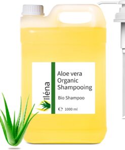 Shampooing Organique, Formule Spéciale Anti-chute, Croissance Rapide, Anti-pelliculaire, Shampooing Exceptionnel Hydratant à l'Aloe Vera et l'Huile d'Argan, Sans sulfates, 1000 ml