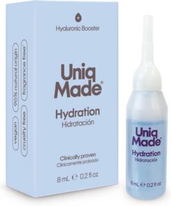 Booster Acide Hyaluronique 8 mL | Hydratation Intense Cheveux Secs & Abîmés | Réparation, Brillance & Élasticité | Sérum Capillaire Concentré | Soin Professionnel Hydratant