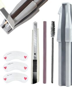 Taille-Crayon Sourcils pour Femmes - Accessoires Maquillage | Outil Pour Tailler Les Crayons À Sourcils | Pour Professionnels Artistes Amateurs Beauté Maison Salon Voyage Quotidien