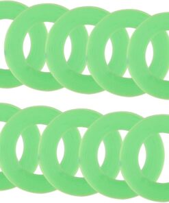 Bandes Adhésives pour Extensions de Cils 10 Rouleaux Pe Vert | Peel Facile, Déchirement Aisé, Usage Salon et Maison, Accessoire Beauté pour Yeux