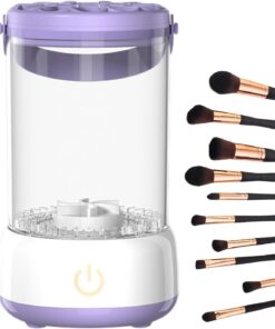 Nettoyeur Électrique de Pinceaux de Laveuse d'Accessoires de Portable | Nettoyeur Automatique de Brosses Cosmétiques à Recharge USB pour Maison, et Beauté