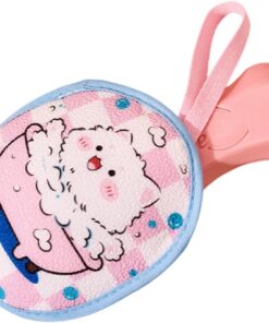 Pochette en de Savon exfoliant, Filet de Rangement moussant pour Le Bain, Outil de Lavage nettoyant pour Le Corps, Accessoire de Douche avec Construction Robuste, hygiène Portable avec Un Desig