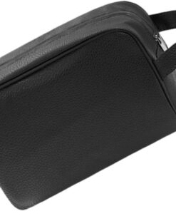 Pochettes de toilette en polyuréthane pour homme - Construction étanche - Plusieurs espaces de rangement - Accessoire de voyage - Sac de douche à compartiments multiples
