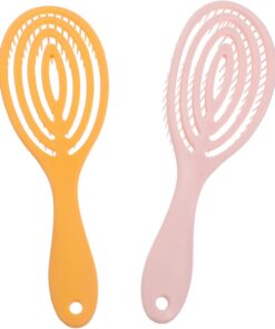 VICASKY Brosse de Massage Cheveux et Adaptée Cheveux Mouillés ou Secs pour Femmes 2 Pièces en ABS Démêlante Couleur Aléatoire pour Soins Capillaires à Domicile