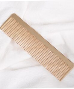 Housoutil Peigne à Cheveux en Métal Peigne de Coiffure en Métal Finement Denté Résistant à L'usure pour Coiffage Professionnel et Soins Capillaires