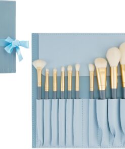 Ensemble de pinceaux de, ensemble de pinceaux de | 10X brossé | Brosse pour le visage avec manche en bois, outils cosmétiques à poils souples pour femmes professionn