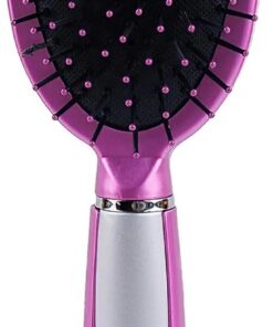 Peigne antistatique pour cuir chevelu - Accessoires de coiffure - Peigne de massage doux rose pour soins capillaires quotidiens
