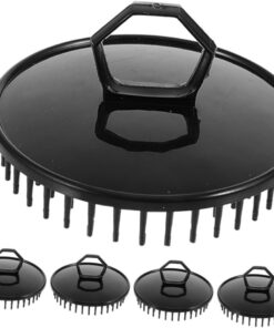 VALICLUD 5pièces Brosse de Massage du Chevelu Exfoliante Antipelliculaire Nettoyante pour Cheveux la Douche Portable pour Soins Capillaires