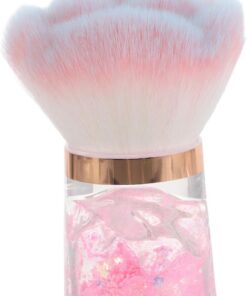 OUNONA Brosse À Poussière Pour Ongles : Brosse À Poussière Pour Ongles En Forme De Fleur, Poils Souples, Outils Pour Nail Art En Acrylique Pour Éliminer La Poudre
