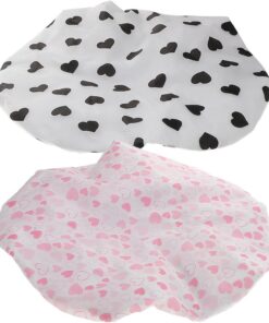 Bonnet de Bain en Feuille D’aluminium pour Soins Capillaires, 2 Pièces | Double Couche Imperméable, Protection Thermique, Tissu et Tinfoil, pour Bain et Usage Salon