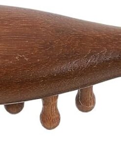 STOBAZA Peigne de Massage Bois de Santal à Dents Larges Peigne Démêlant Multifonction pour Chevelu Brosse Antistatique Ergonomique pour Soin Capillaire à Domicile