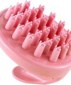 Masseur de cuir chevelu, brosse de lavage avec poils en silicone doux | brosse ergonomique pour cuir chevelu avec design flexible, outil de soins capillaires avec prise en main douce,