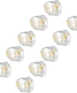 Cartouches de rechange pour Dr. Pen Q2, stylo 3 en 1 Microneedling Pen - 9 broches/14 broches/25 broches/Round Nano - 10 pcs Microneedling Tip - Accessoires d'outils de beauté