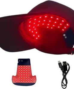 Chapeau De Croissance Capillaire Soins LED 450 nm/660 nm Apaisants et | Lumière Rouge Pour La Pousse Des Cheveux Domicile Soin Cuir Chevelu et Loisirs Unisexe