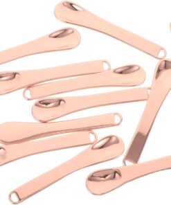 VALICLUD 20 Pièces Cuillère pour Masque Facial Outil Applicateur de Crème Visage en Alliage de Zinc Pratiques pour Routine de Soins et Voyages