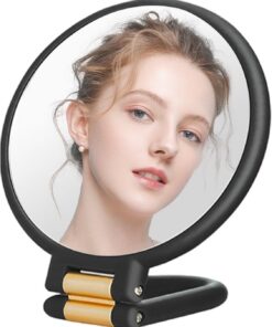 Miroir d'agrandissement, miroir de maquillage grossier Miroir de table | Outil de maquillage de précision, verre de d'agrandissement pour vinaigrette extérieure, utilisation