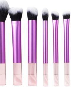 Lot de 7 pinceaux de maquillage cosmétiques pour le visage - Outils de maquillage pour femme - Beauté professionnelle - Pinceaux pour fard à paupières - Pinceaux professionnels pour fard à paupières