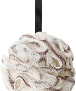 Shower Loofah, Gentle Foaming Fine Mesh Washcloth, Large Shower Loofah Sponge, Travel, Bathroom, Spa, Home, Hotel, Body Cleaning Accessory