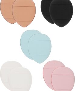 Angoily Éponges de Maquillage Texture Douce Gaspillage Lot de 10 en Polyuréthane Hydrophile Outils Cosmétiques pour Appliquer Poudre et Fond de Teint