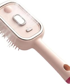 Peigne de Massage électrique à coussin d'air par pulvérisation, outil de soins capillaires infusé à la vapeur, brosse vapeur électrique pour cheveux, Rechargeable Type C