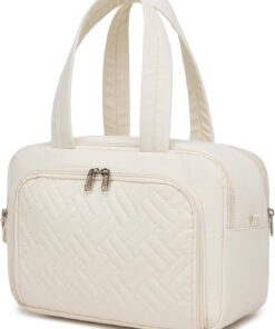Kono Trousse de Toilette Voyage Femme Homme Étanche Grand Format | Ouverture grand angle, accès rapide et espace organisé pour cosmétiques, soins et accessoires du quotidien