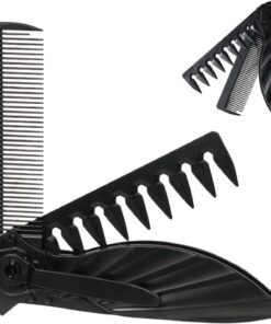 Peigne De Poche Brosse de Soin Capillaire | Peigne Pour La Barbe Pour Hommes Et Femmes d'Affaires Extérieur Salle De Sport Anniversaire