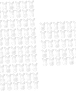 Healeved 90pièces Brosse à Cils y Transparent Outils De Maquillage Et Filles Accessoires De Extension De Cils Pour Salons Et Beauté