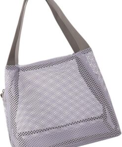 Trousse de maquillage élégante et respirante pour produits de toilette, excursions à la plage, salle de sport, trousse de toilette, gris, Beauté de masse