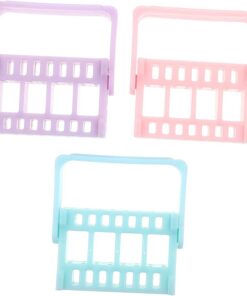 Healvian 3 Pièces Organisateur de Têtes de Ponçage pour Manucure avec Compartiments Support Pratique pour Outils de Manucure pour Salon et Usage Domestique