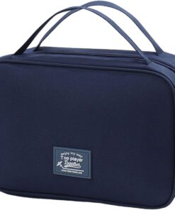 Trousse de toilette de grande capacité, rangement pratique pour cosmétiques, facile à nettoyer, porte-outils de maquillage, fournitures de salle de bain