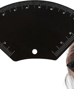 Outil Mapping Sourcils Accessoires de beauté et | Règle à Sourcils en pour Dessin Accessoires Beauté pour Extérieur Coiffeuse Coiffeur Spa Vacances Bureau Sac à Dos