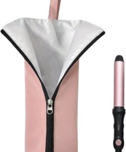 Sac à Outils pour Cheveux, résistant à la Chaleur et imperméable pour Outils de coiffage, matériau Polyester, Organisateur Anti-poussière pour Voyage, Station de Maquillage, Salon, Table de Rangement