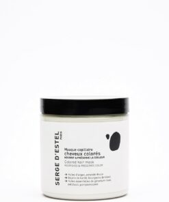 SERGE D'ESTEL PARIS Masque Cheveux Colorés 250g Nourrit Répare et Adoucit les Cheveux Abimés par les Colorations Formule Vegan