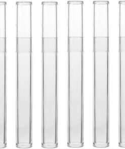Healeved Étui de Rangement Transparent en Plastique pour 6 Pinces à Épiler Rondes, Anti-poussière Et Idéal pour Les Voyages, pour Les Outils de Cils, Les Kits de Manucure Et Les Accessoires de