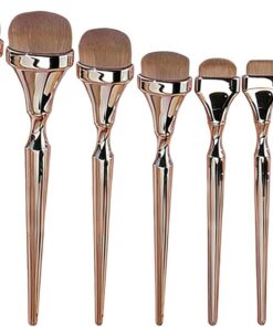 Trousse de Pinceaux de Maquillage 9 pièces en fibre de charbon, outils | Accessoires de Peinture et Dessin Pour étudiants, artistes, mariage, salon,