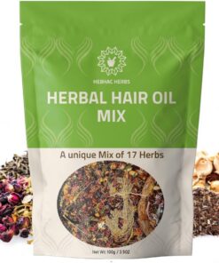Mélange d'huile capillaire à base de plantes 100 g | Herbes sèches ayurvédiques pour infusion d'huile | Mélange naturel de soins capillaires | Faites votre propre huile capillaire à base de plantes à